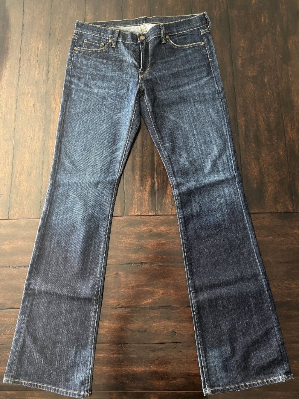 Citizens of Humanity Kelly Jeans Low Rise Bootcut Dark Wash Size 30 Y2K